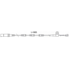 WI0695 BREMSI Сигнализатор, износ тормозных колодок