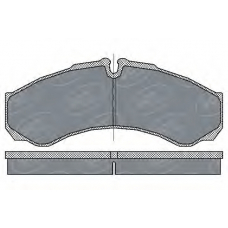 SP 212 PR SCT Комплект тормозных колодок, дисковый тормоз