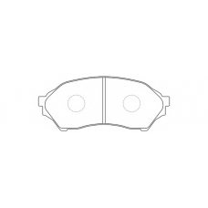 FP0798 FIT Комплект тормозных колодок, дисковый тормоз