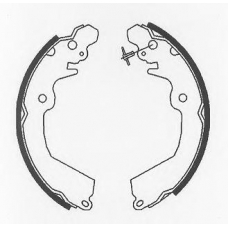 BS937 QUINTON HAZELL Комплект тормозных колодок