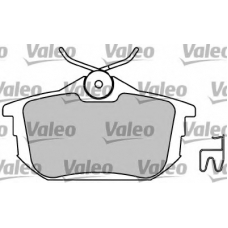 597568 VALEO Комплект тормозных колодок, дисковый тормоз