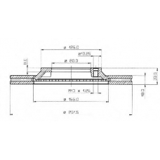 BDC3739 QUINTON HAZELL Тормозной диск