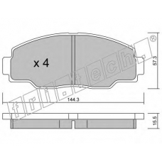 771.0 fri.tech. Комплект тормозных колодок, дисковый тормоз