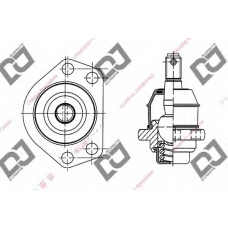 DB1111 DJ PARTS Несущий / направляющий шарнир