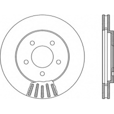 BDR1871.20 OPEN PARTS Тормозной диск