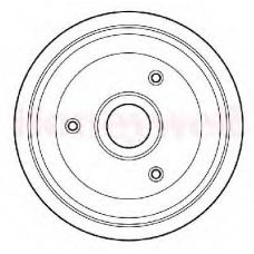 329702B BENDIX Тормозной барабан