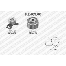 KD469.00 SNR Комплект ремня грм