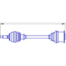 22321 SERCORE Приводной вал