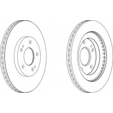 DDF1399-1 FERODO Тормозной диск