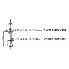 G16255 MONROE Амортизатор