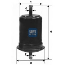 31.727.00 UFI Топливный фильтр