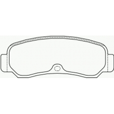 MDB1198 MINTEX Комплект тормозных колодок, дисковый тормоз