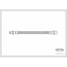 19018156 CORTECO Тормозной шланг