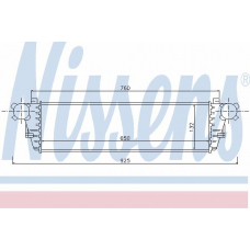 96714 NISSENS Интеркулер