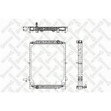 81-03319-SX STELLOX Радиатор, охлаждение двигателя