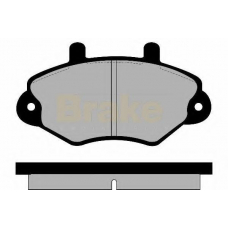 PA706 BRAKE ENGINEERING Комплект тормозных колодок, дисковый тормоз