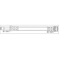 G1901.56 WOKING Тормозной шланг