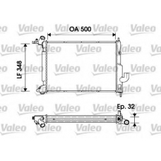 731845 VALEO Радиатор, охлаждение двигателя