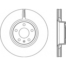 BDR2269.20 OPEN PARTS Тормозной диск