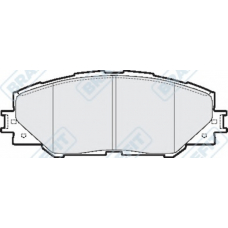 PD3231 APEC Комплект тормозных колодок, дисковый тормоз