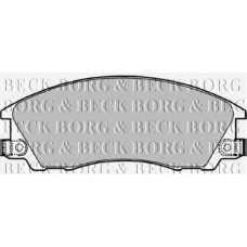 BBP1842 BORG & BECK Комплект тормозных колодок, дисковый тормоз