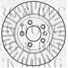 BBD5926S BORG & BECK Тормозной диск