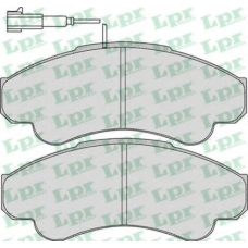 05P967 LPR Комплект тормозных колодок, дисковый тормоз