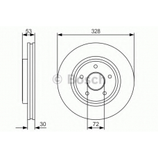 0 986 479 R48 BOSCH Тормозной диск