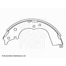 ADT34146 BLUE PRINT Комплект тормозных колодок