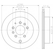 92242803 TEXTAR Тормозной диск