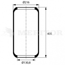 MLF8125 MERITOR Кожух пневматической рессоры