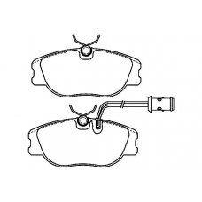 21147 193  2 5 T4005 TEXTAR Колодки тормозные