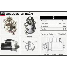 DRS3850 DELCO REMY Стартер