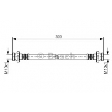 1 987 481 195 BOSCH Тормозной шланг