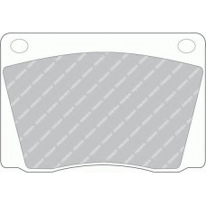 FDB9 FERODO Комплект тормозных колодок, дисковый тормоз