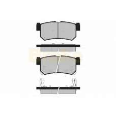PA1727 BRAKE ENGINEERING Комплект тормозных колодок, дисковый тормоз