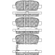 10883 BSF Комплект тормозных колодок, дисковый тормоз