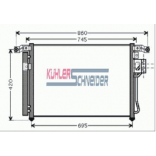 5720171 KUHLER SCHNEIDER Конденсатор, кондиционер