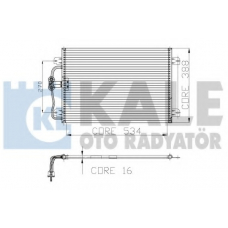 128100 KALE OTO RADYATOR Конденсатор, кондиционер