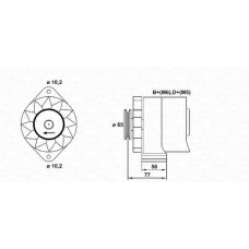 943356516010 MAGNETI MARELLI Генератор