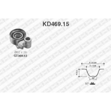 KD469.15 SNR Комплект ремня грм