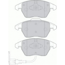 FSL1641 FERODO Комплект тормозных колодок, дисковый тормоз