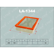 LA-1344 LYNX Фильтр воздушный
