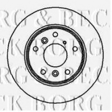 BBD4057 BORG & BECK Тормозной диск