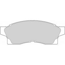 P 83 033 BREMBO Комплект тормозных колодок, дисковый тормоз