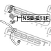 NSB-E11F FEBEST Опора, стабилизатор