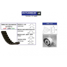 KH 120 HUTCHINSON Комплект ремня грм