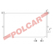 3218K82X POLCAR Skraplacze klimatyzacji