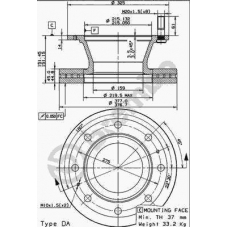 09.7929.40 BREMBO Тормозной диск