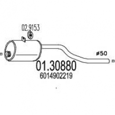 01.30880 MTS Предглушитель выхлопных газов